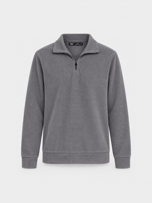 Sweater with zipper