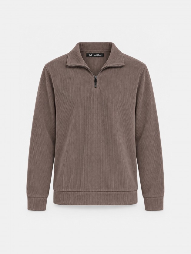 Sweater with zipper