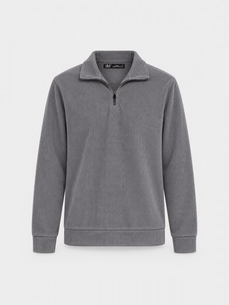 Sweater with zipper