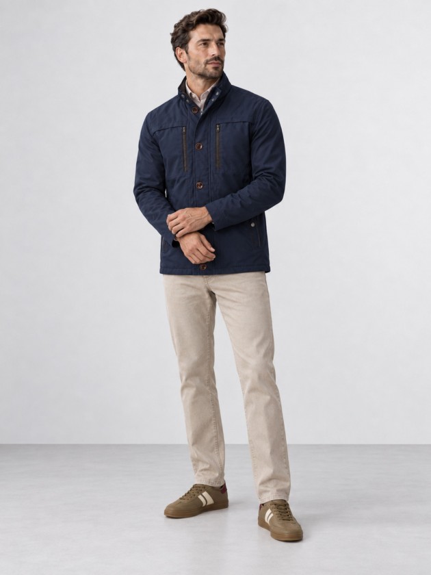 Classic zipper jacket