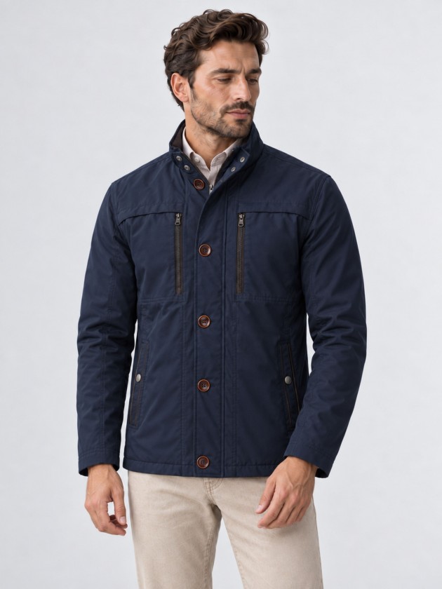 Classic zipper jacket