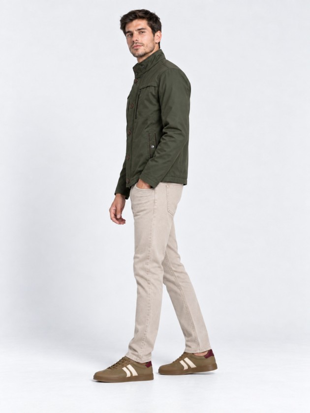 Classic zipper jacket