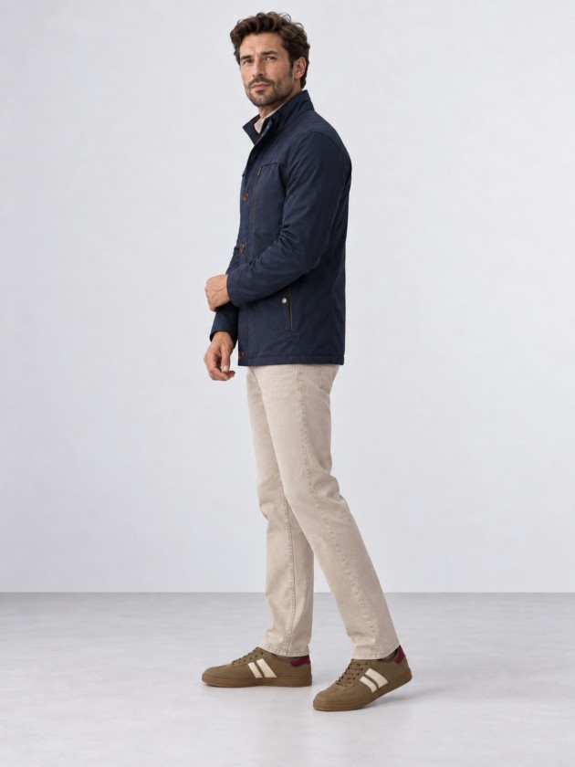 Classic zipper jacket
