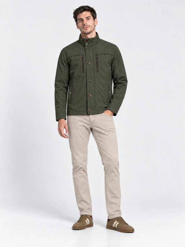 Classic zipper jacket