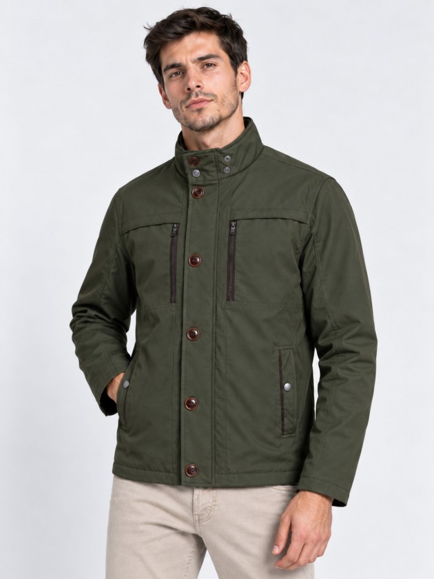 Classic zipper jacket