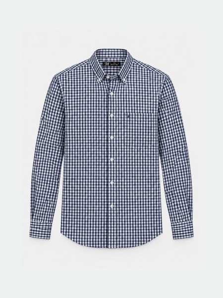 Regular fit plaid shirt