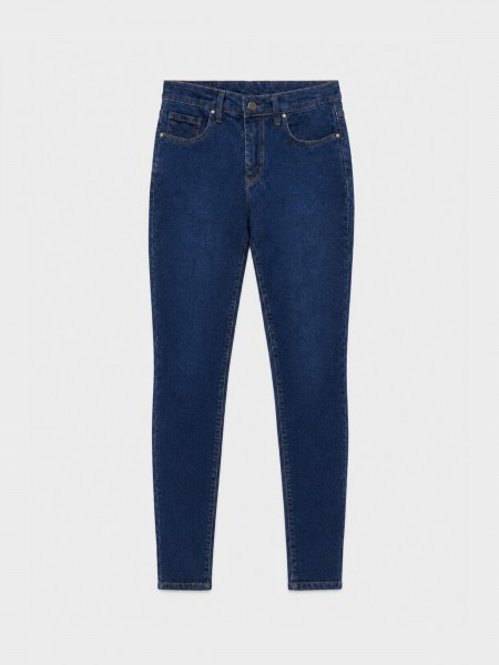 Slim fit high waist jeans