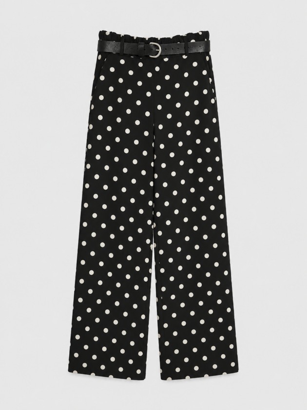 Flowy pants with polka dots Flowy pants with polka dots