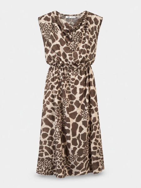 Long printed dress