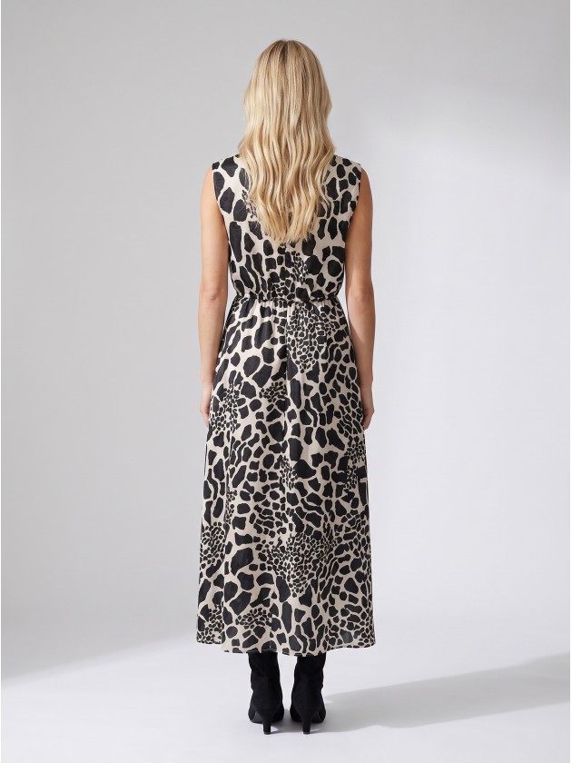 Long printed dress
