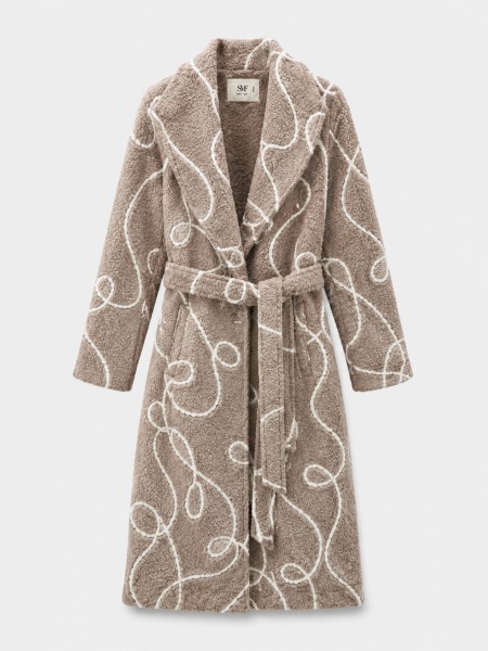 Long embroidered coat