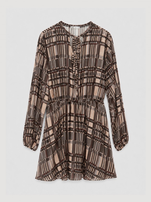Short printed dress