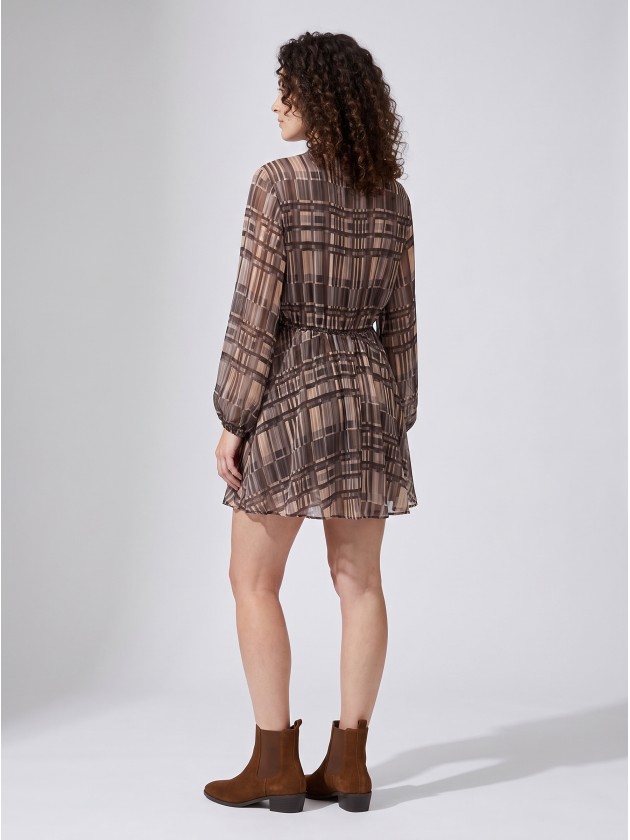 Short printed dress