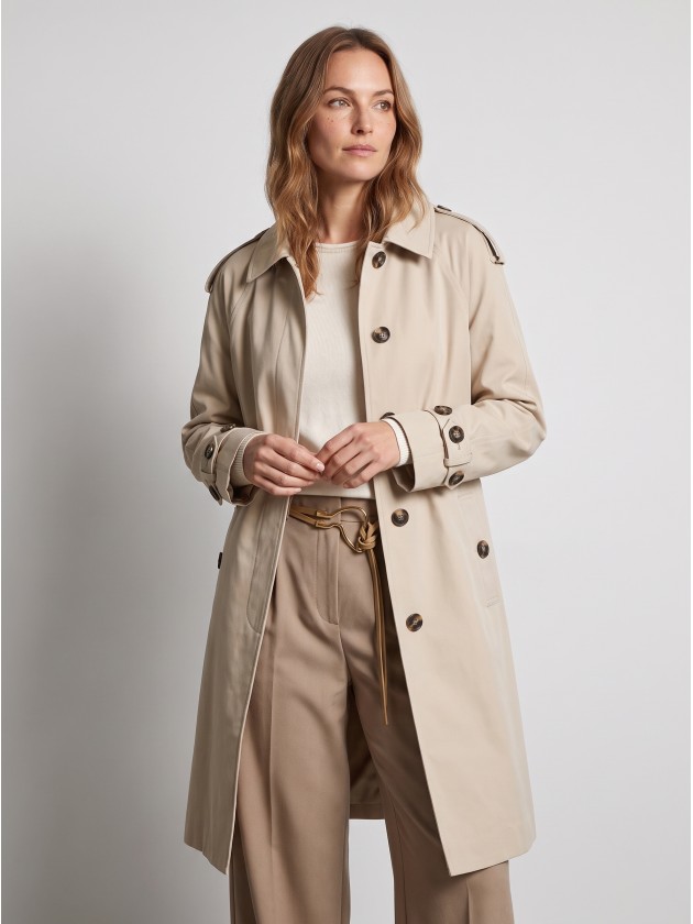 Long raincoat