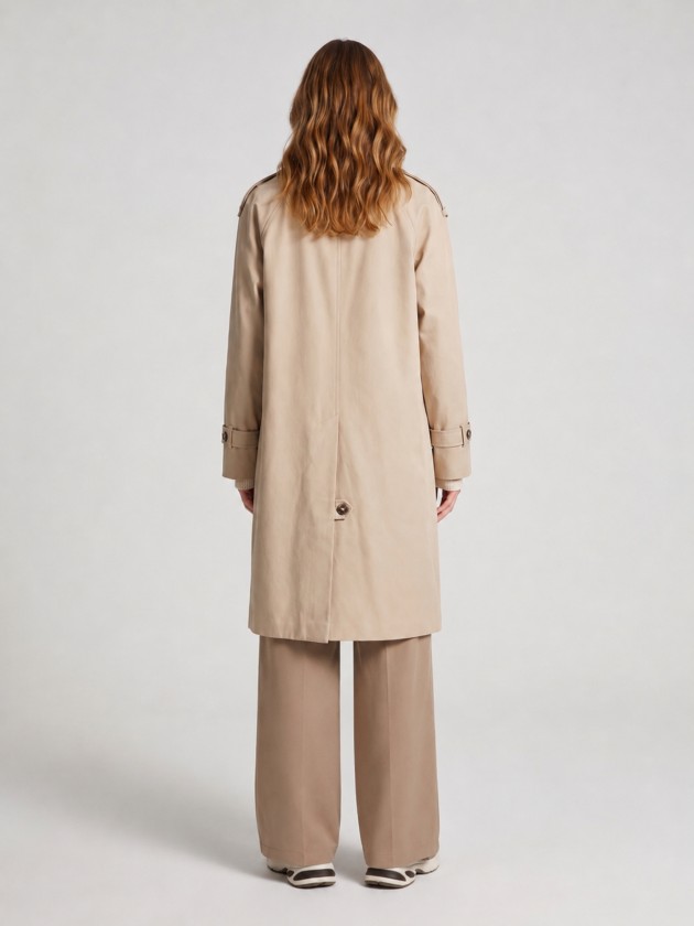 Long raincoat