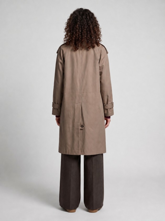 Long raincoat