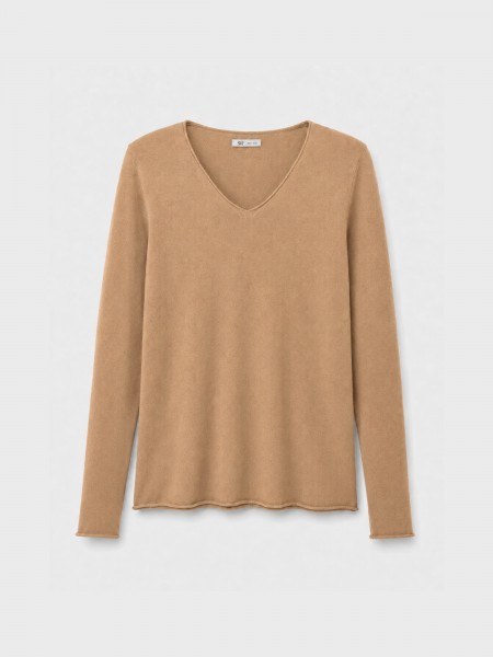 Pull en maille à col en v Pull en maille à col en v