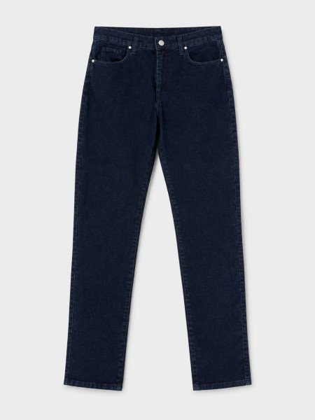 Jeans de cintura subida