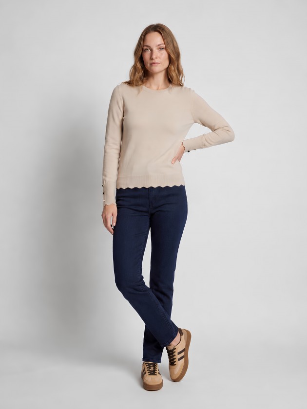 Jeans de cintura subida Jeans de cintura subida