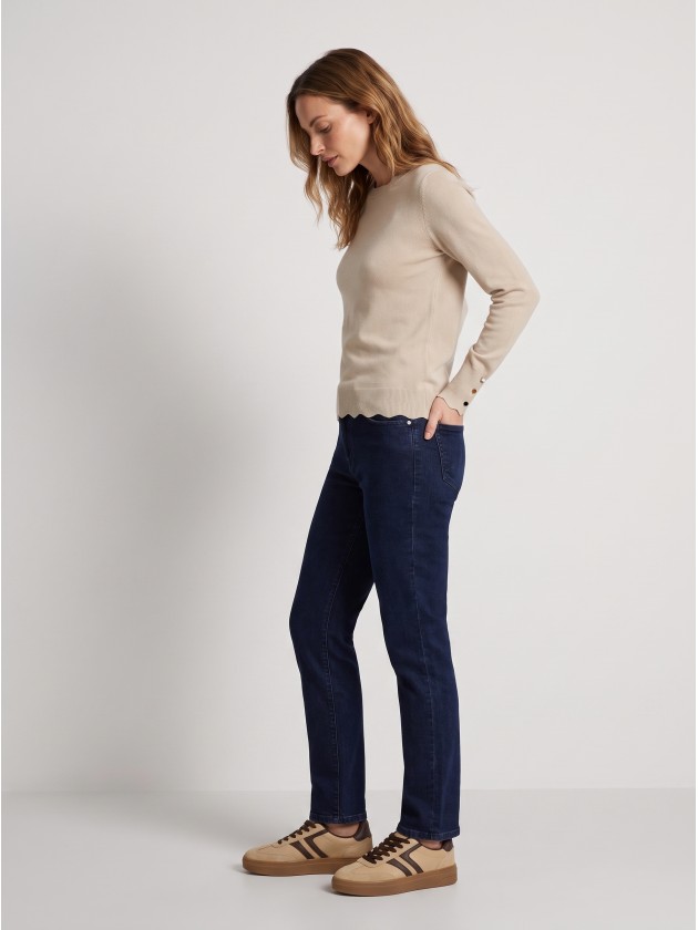 Jeans de cintura subida Jeans de cintura subida