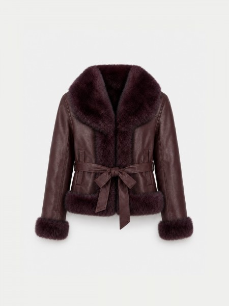 Faux fur coat