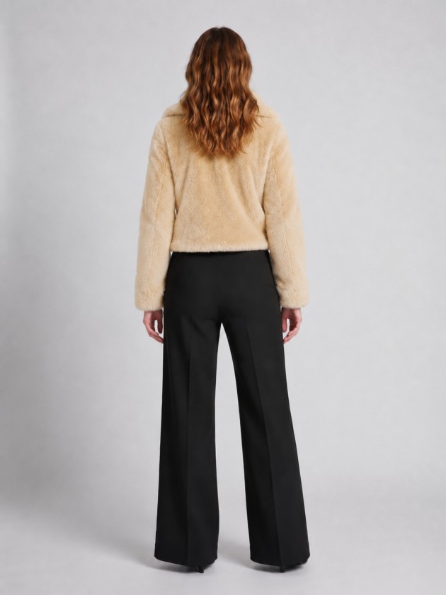 Faux fur coat
