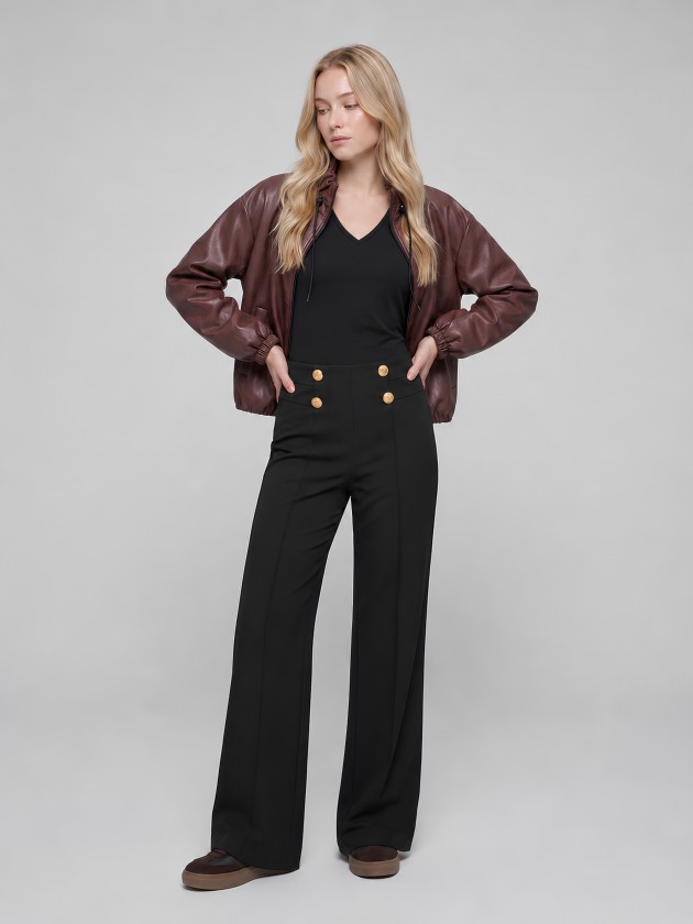 Veste en simili cuir