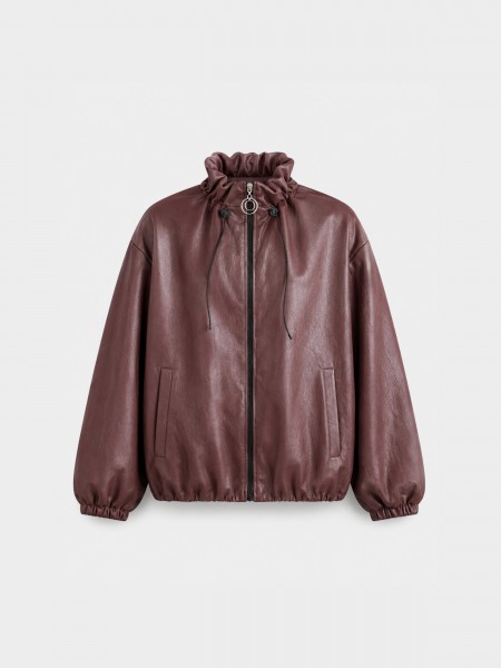 Veste en simili cuir