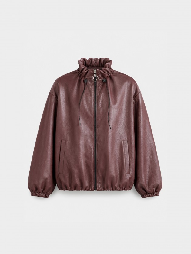 Veste en simili cuir