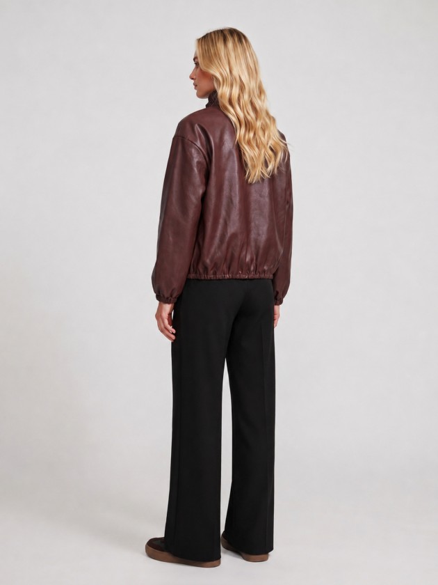 Veste en simili cuir