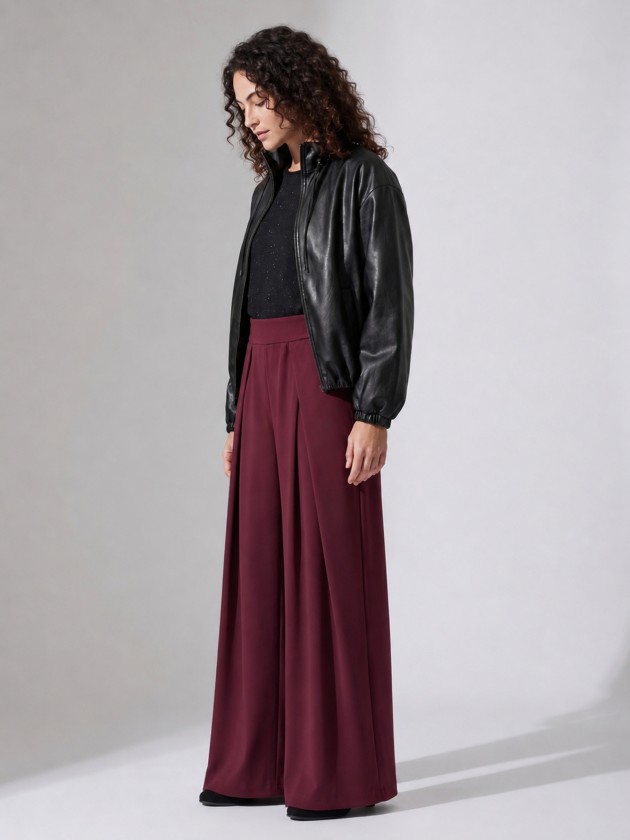 Veste en simili cuir
