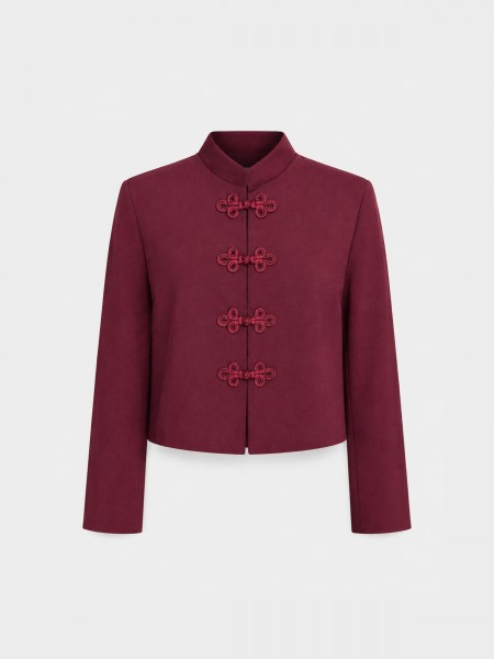 Short jacket with toggles Short jacket with toggles