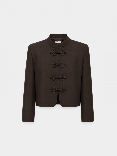 Short jacket with toggles