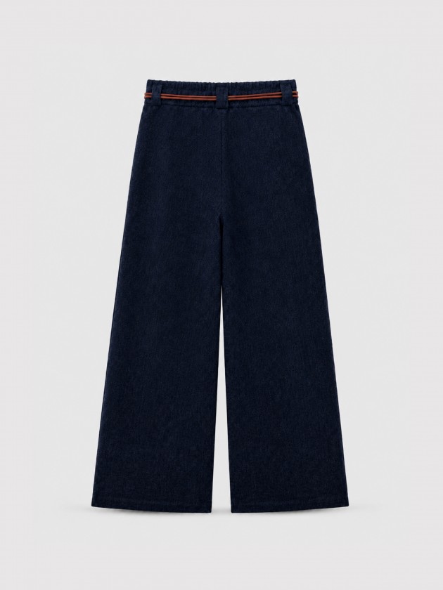 Wide-leg trousers with belt Wide-leg trousers with belt