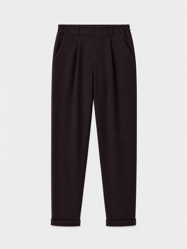 Pantalon fuselé à plis Pantalon fuselé à plis