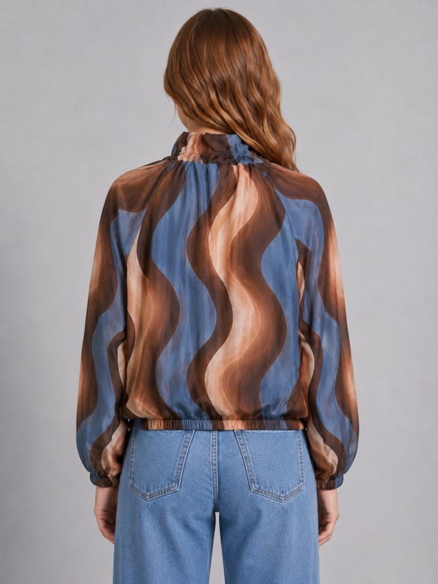 Printed blouse