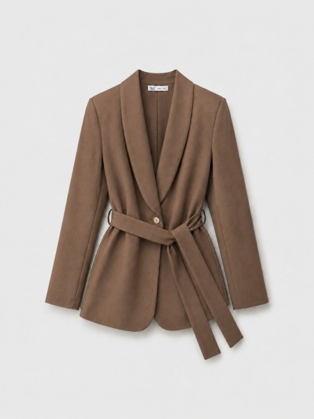 Blazer with belt