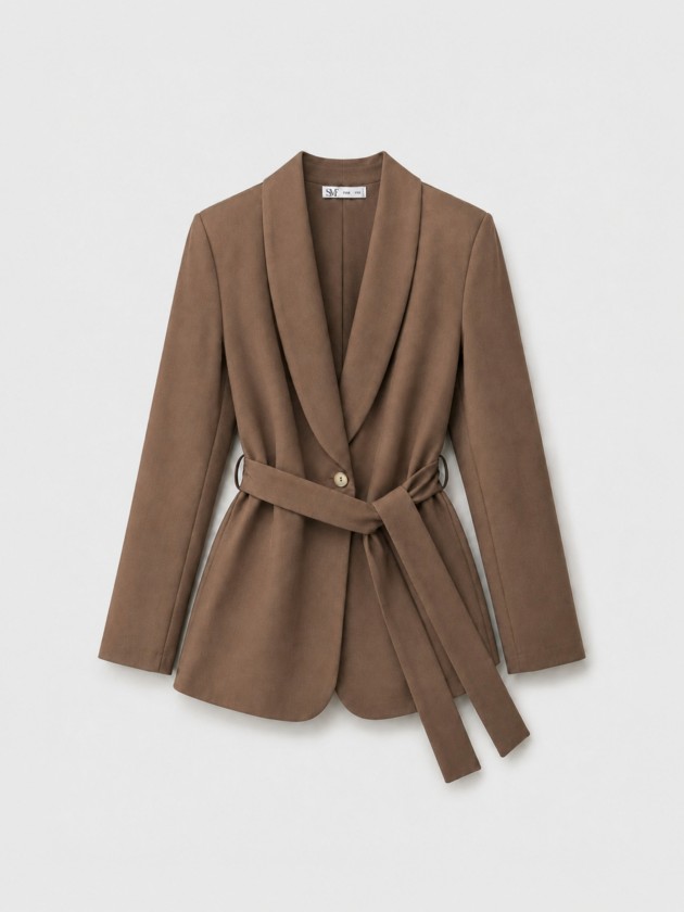 Blazer com cinto Blazer com cinto