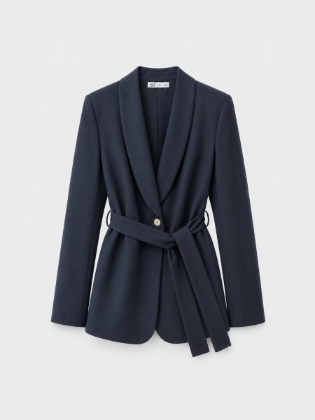 Blazer with belt