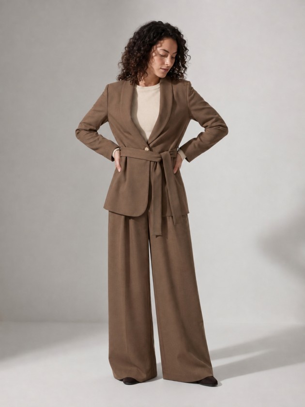 Blazer com cinto Blazer com cinto