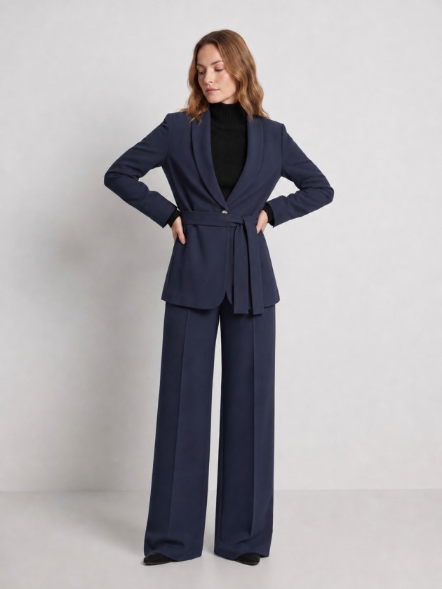 Blazer with belt Blazer with belt
