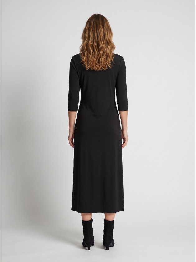 Long draped dress