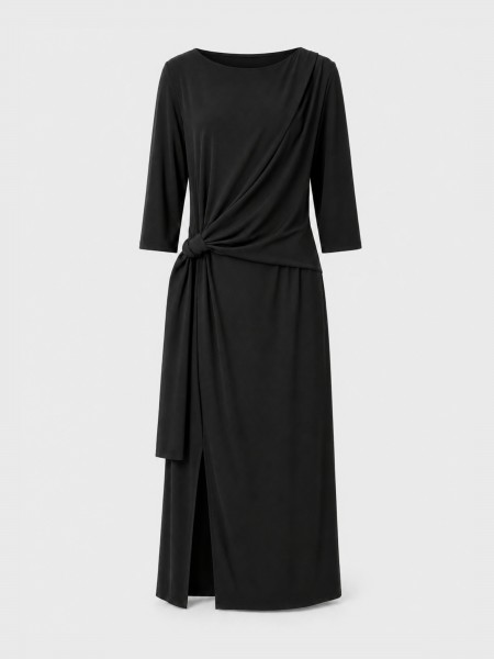 Long draped dress
