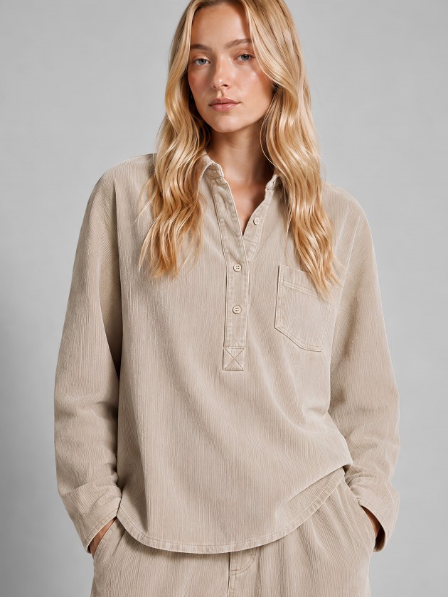 Corduroy shirt with pocket Corduroy shirt with pocket