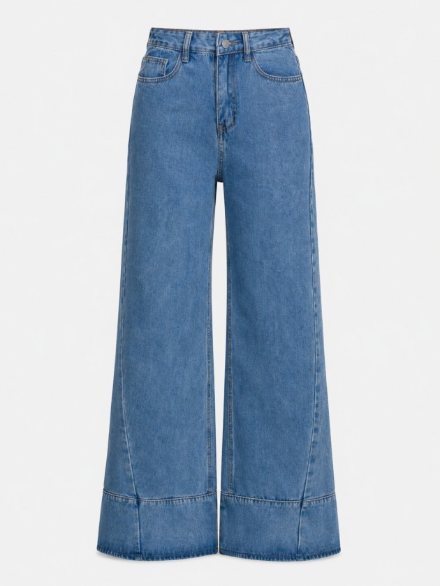 Jeans à jambes larges Jeans à jambes larges