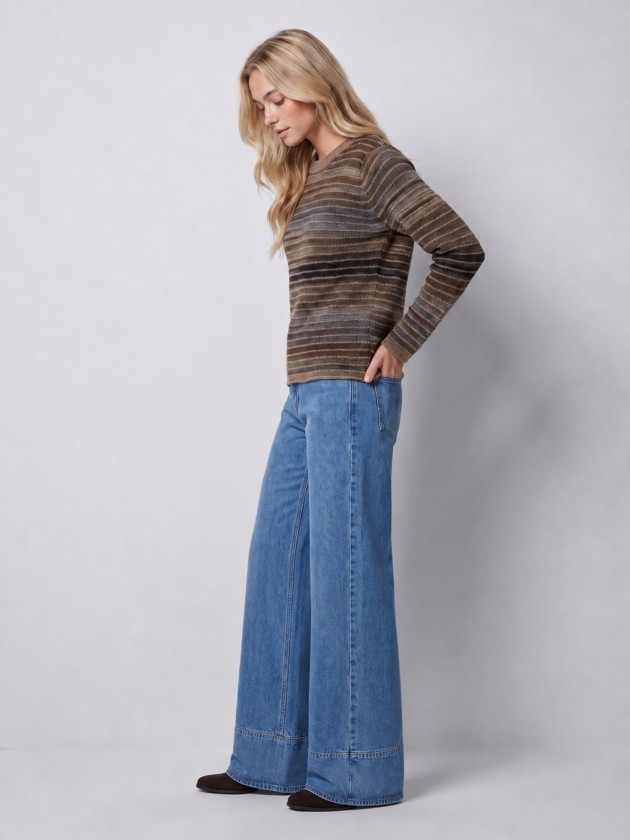 Jeans à jambes larges Jeans à jambes larges