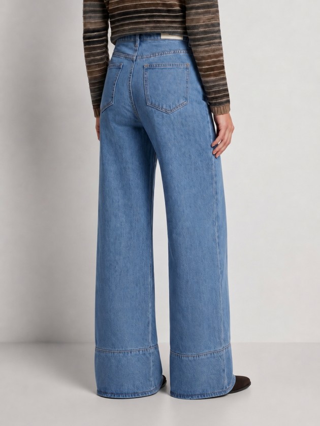 Jeans à jambes larges Jeans à jambes larges
