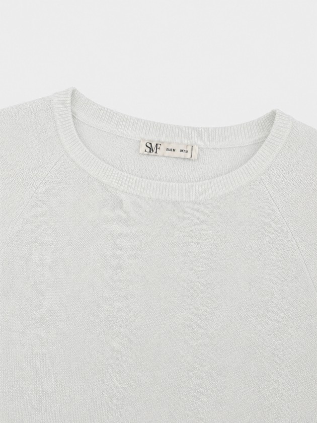 Camisola de malha com fio metalizado Camisola de malha com fio metalizado