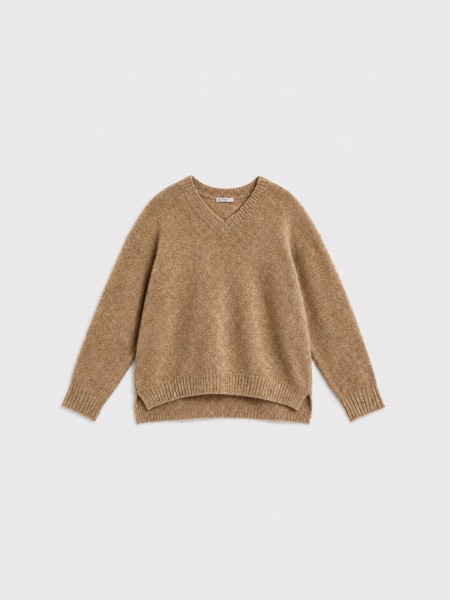 Camisola de malha com textura