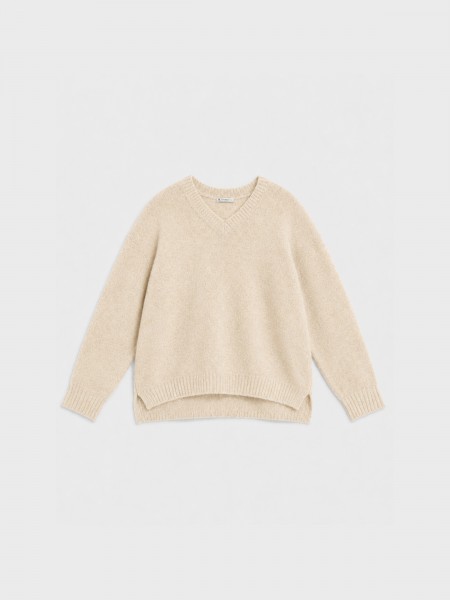 Textured knit sweater